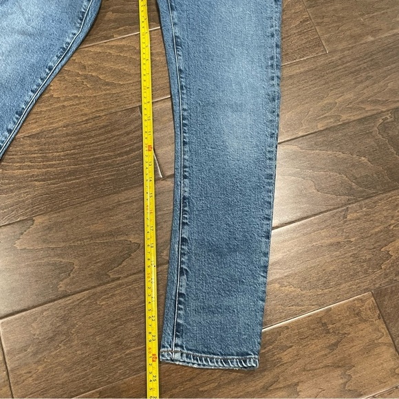 AGOLDE Toni Mid Rise Straight Leg Jeans Lightly Distressed Size 25 - Picture 10 of 10